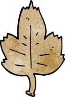 cartoon doodle leaf png
