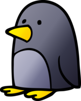 cartoon doodle christmas penguin png