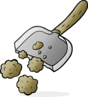 hand drawn cartoon dust pan png