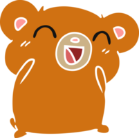 desenho animado ilustração kawaii fofa Urso de pelúcia Urso png