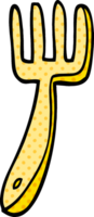 cartoon doodle fork png