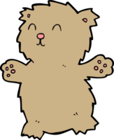desenho animado ursinho de pelúcia png