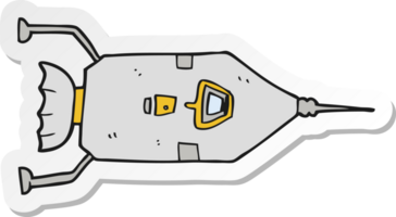 sticker of a cartoon landing craft png