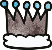 cartoon doodle crown png