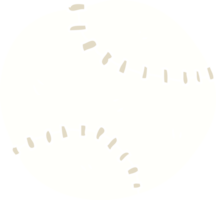 ilustración de color plano de pelota de deportes png