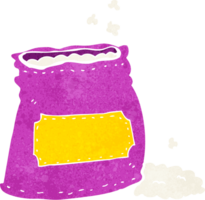 cartoon bag of flour png