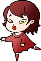 cute cartoon vampire girl png