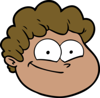 cartoon male face png