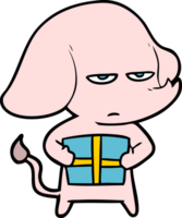 annoyed cartoon elephant png