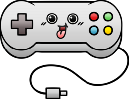 gradient shaded cartoon of a game controller png