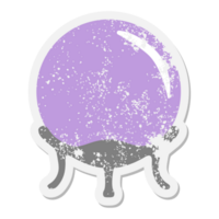 kristal bal grunge sticker png