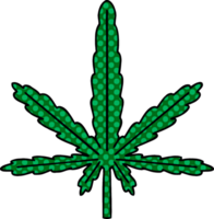 comic book style quirky cartoon marijuana png