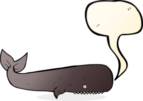 ballena de dibujos animados con burbujas de discurso png