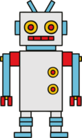 linda dibujos animados de un bailando robot png