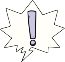 cartoon exclamation mark with speech bubble png