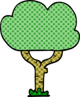 árbol de garabato de dibujos animados png