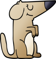 perro garabato de dibujos animados png