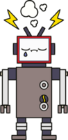 carino cartone animato di un' robot png