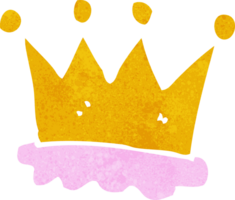 symbole de couronne de dessin animé png