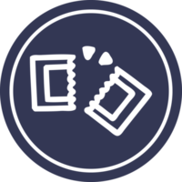 movie ticket circular icon symbol png