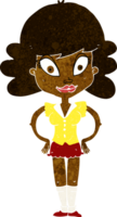 Cartoon hübsche Frau png