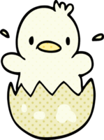 dessin animé doodle bébé canard png