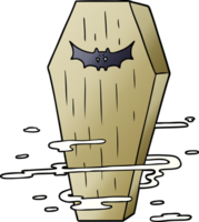 cartoon spooky coffin png