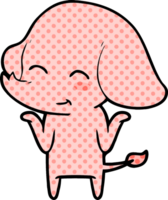 elefante simpatico cartone animato png