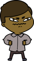 cartoon angry man png