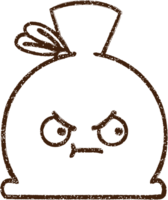 bolsa dibujo al carboncillo png