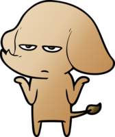 annoyed cartoon elephant png