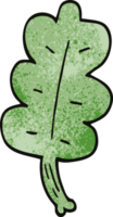 cartoon doodle leaf png