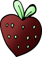 cartoon doodle strawberry fr png