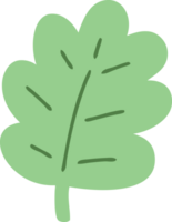 hoja de dibujos animados simple png