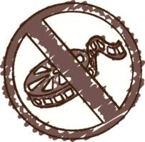 Filmverbot Kreidezeichnung png