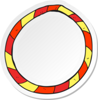sticker of a cartoon hula hoop png