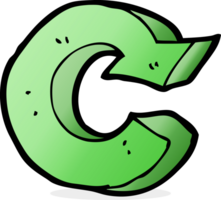 Cartoon-Recycling-Symbol png