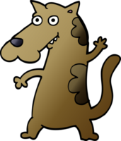 chien de griffonnage de dessin animé png