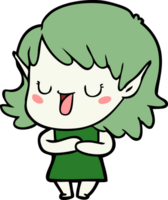 Cartoon-Elf-Mädchen png