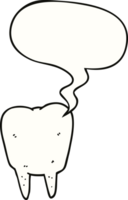 cartoon tooth with speech bubble png