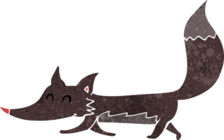 pequeño lobo de dibujos animados png