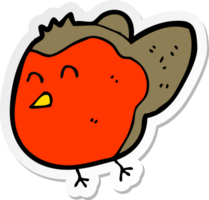 sticker of a cartoon robin png