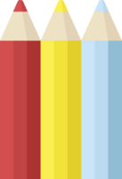 color lapices gráfico ilustración icono png