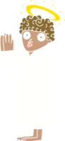 tecknad doodle ängel png