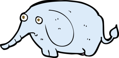 Cartoon trauriger kleiner Elefant png