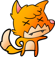 cartoon dead fox png