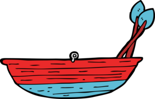 cartoon rowing boat png