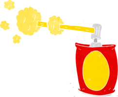 cartoon aerosol spray can png