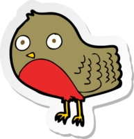 sticker of a cartoon robin png