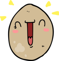 cartoon happy egg png